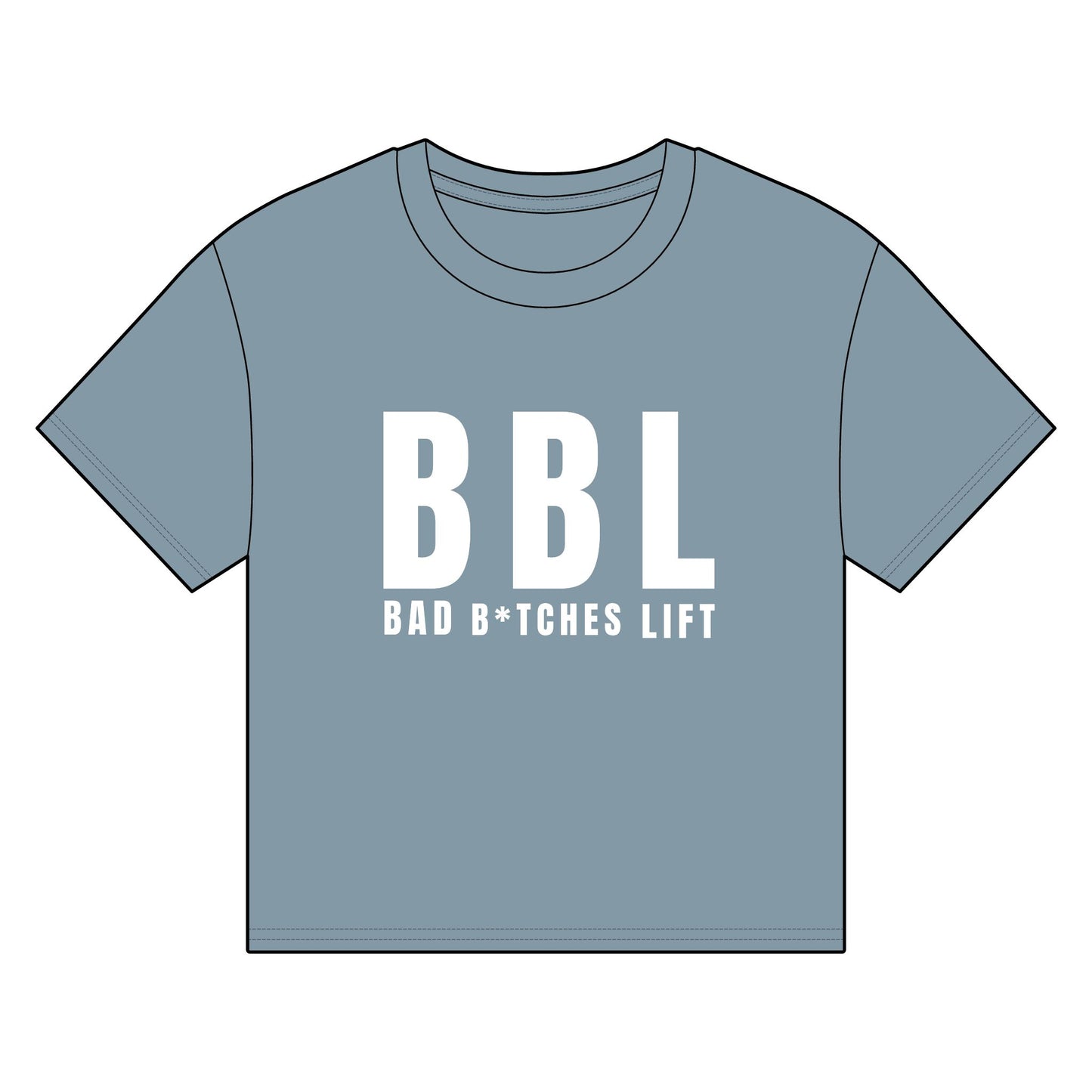 Women’s Organic Boxy T-Shirt - "BBL Bad B*tches Lift" Fitness Tee