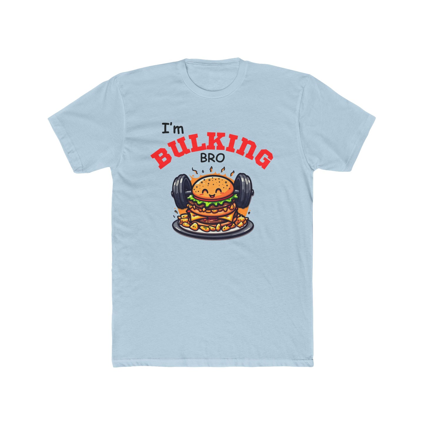 I'm Bulking Bro Unisex Cotton Crew Tee - Funny Fitness T-Shirt for Gym Lovers